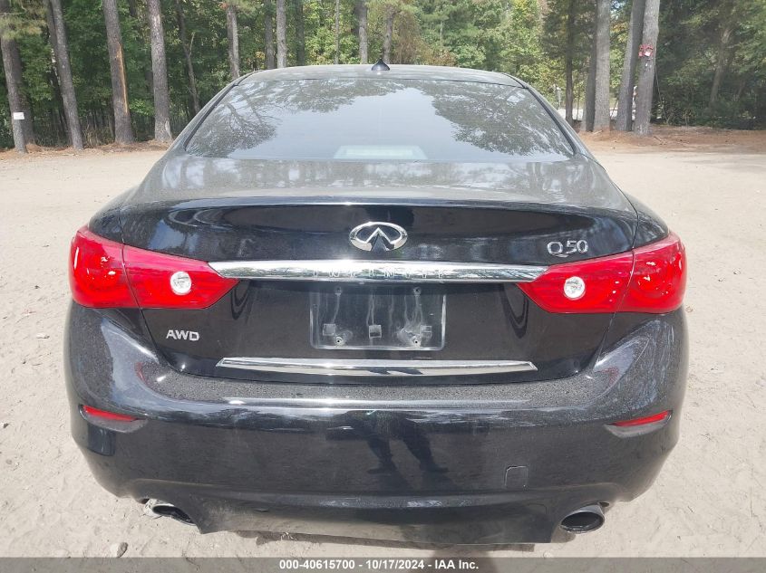 2014 Infiniti Q50 Premium VIN: JN1BV7AR2EM702999 Lot: 40615700