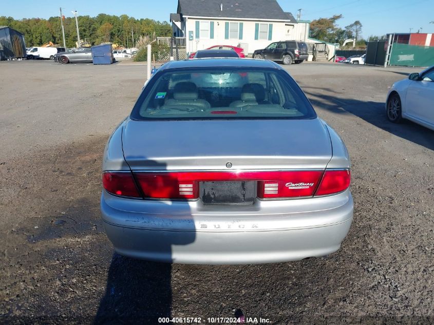 2002 Buick Century Limited VIN: 2G4WY55J121163227 Lot: 40615742