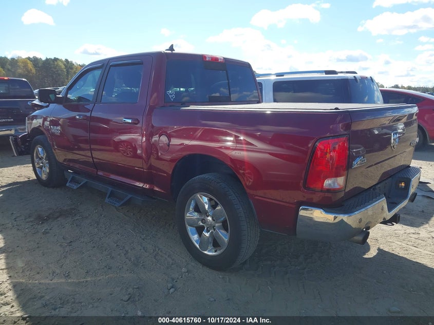 Vin: 1c6rr7lm5hs879037, lot: 41104837, ram 1500 big horn  4x4 5'7 box 20173