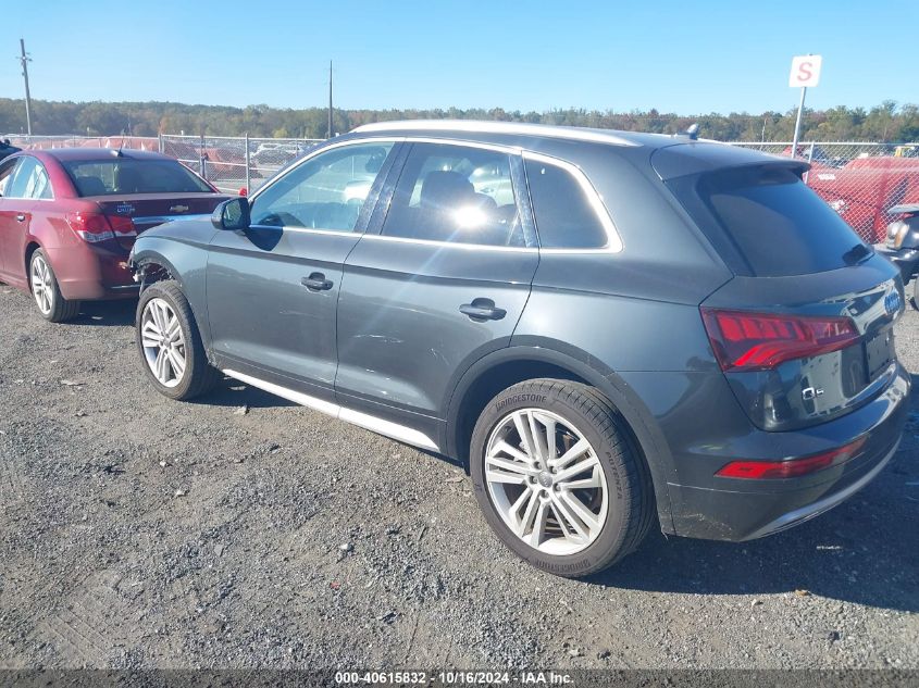 2018 Audi Q5 2.0T Premium/2.0T Tech Premium VIN: WA1CNBFY8J2196969 Lot: 40615832