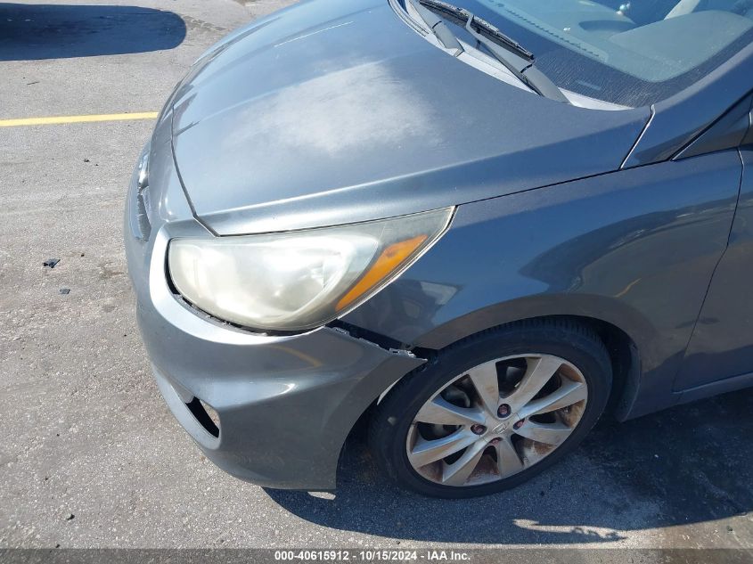 2012 Hyundai Accent Gls VIN: KMHCU4AE2CU042262 Lot: 40615912