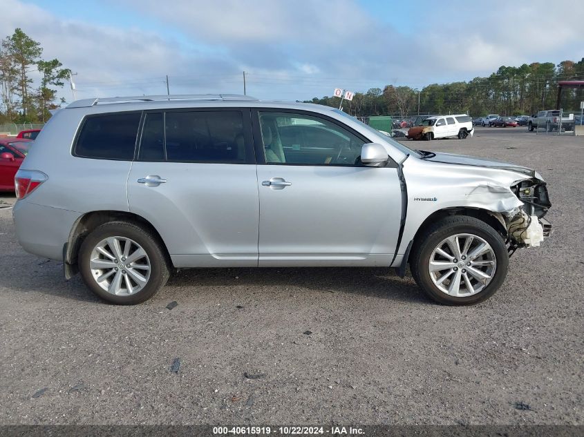 2008 Toyota Highlander Hybrid Limited VIN: JTEEW44A482009679 Lot: 40615919