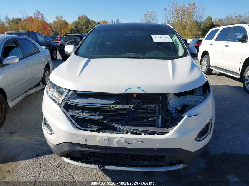 2017 Ford Edge Titanium VIN: 2FMPK4K83HBB56123 Lot: 40615928