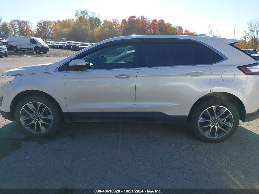 2017 Ford Edge Titanium VIN: 2FMPK4K83HBB56123 Lot: 40615928