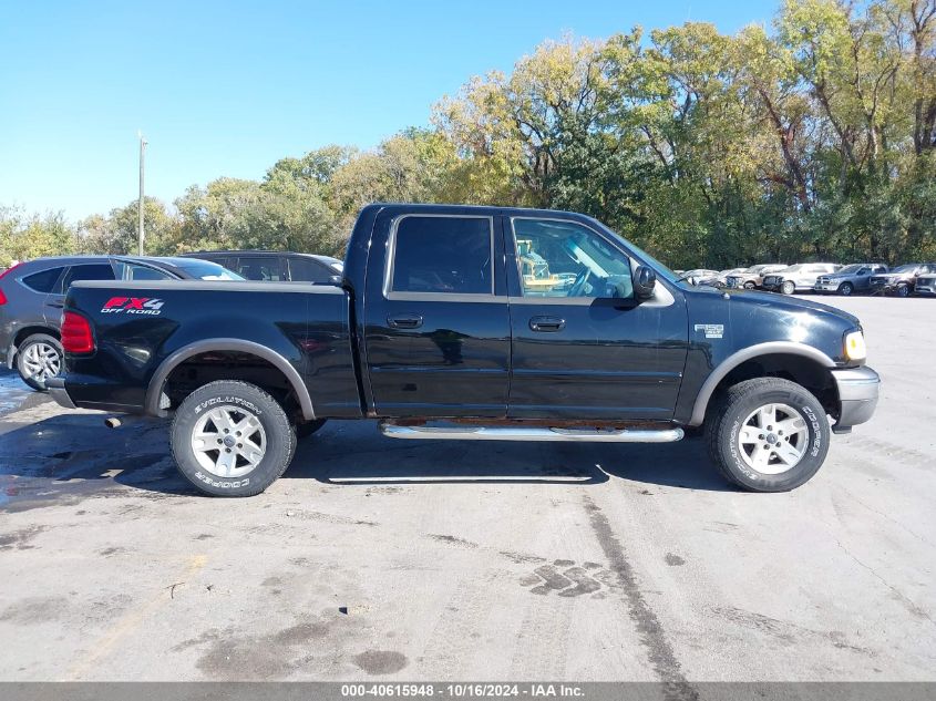 2002 Ford F-150 Lariat/Xlt VIN: 1FTRW08L82KC67513 Lot: 40615948