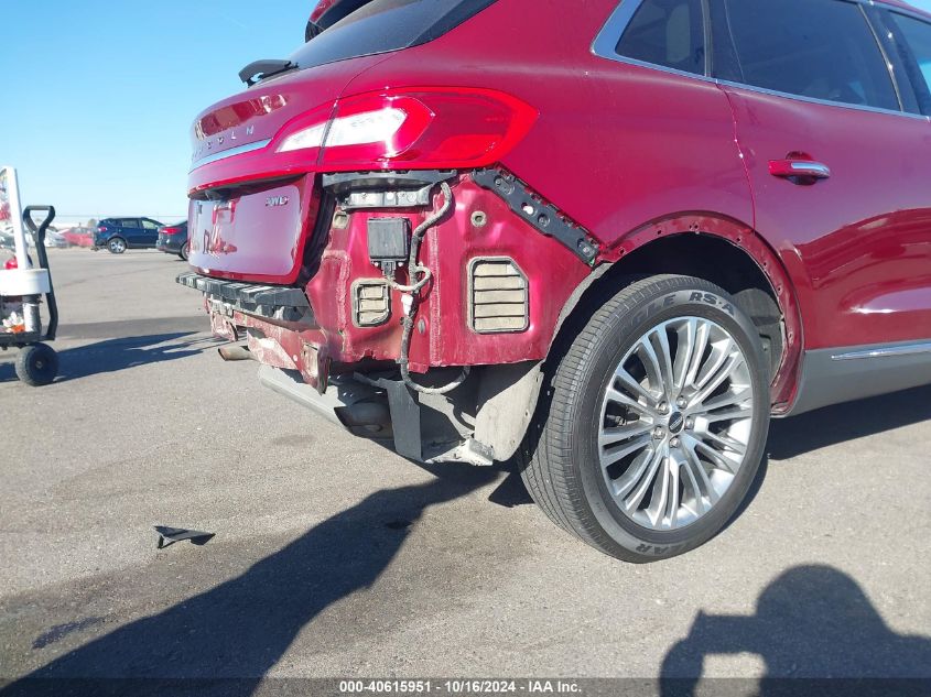 2017 Lincoln Mkx Reserve VIN: 2LMPJ8LR8HBL49177 Lot: 40615951