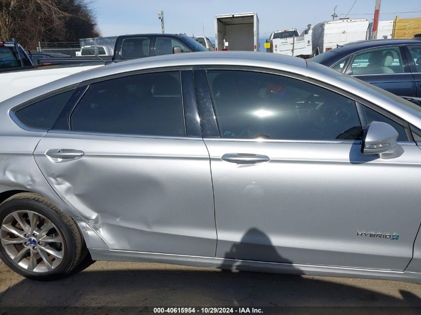 VIN 3FA6P0LU4HR301182 2017 Ford Fusion, Hybrid SE no.14