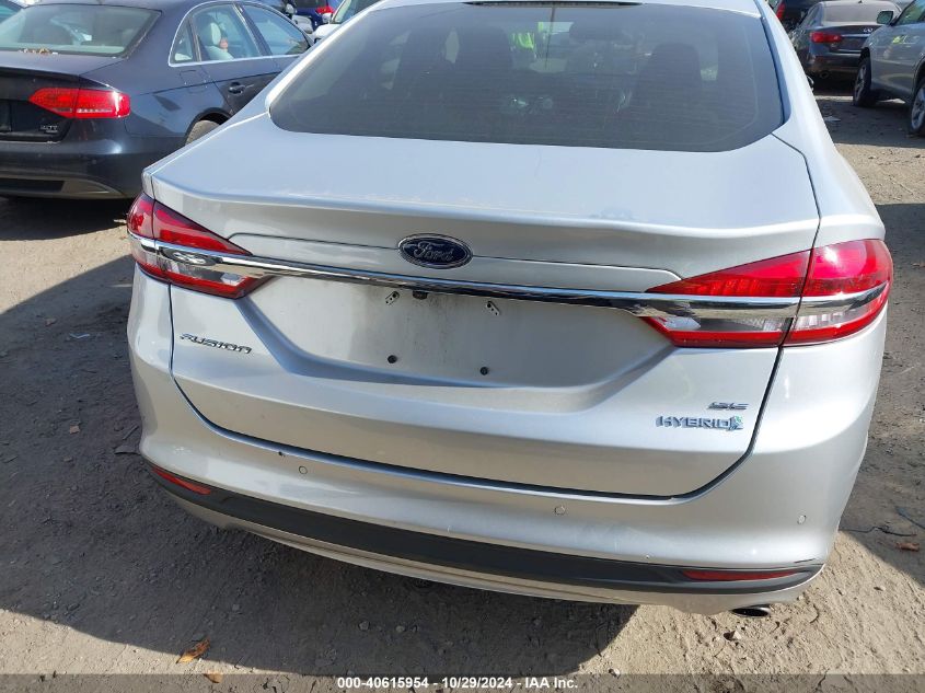 VIN 3FA6P0LU4HR301182 2017 Ford Fusion, Hybrid SE no.17