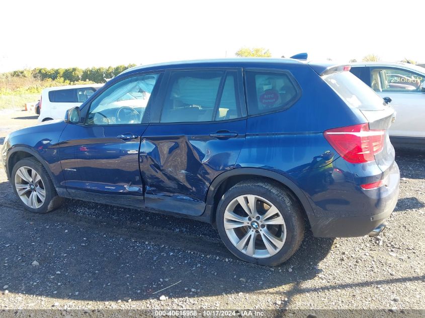 2016 BMW X3 xDrive28I VIN: 5UXWX9C57G0D95338 Lot: 40615958