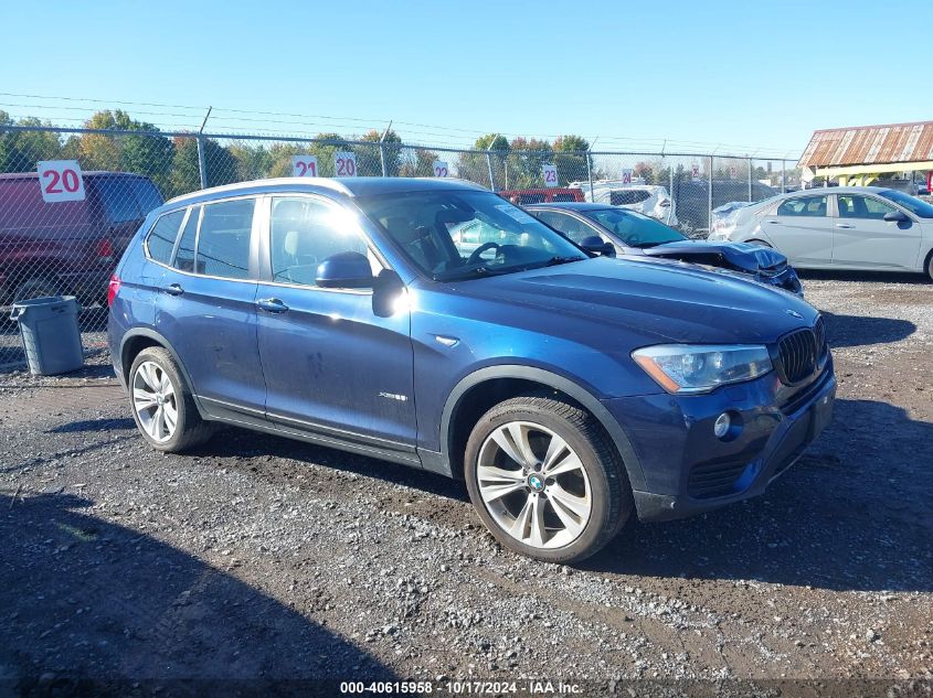 2016 BMW X3 xDrive28I VIN: 5UXWX9C57G0D95338 Lot: 40615958