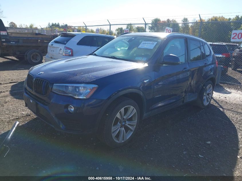 2016 BMW X3 xDrive28I VIN: 5UXWX9C57G0D95338 Lot: 40615958