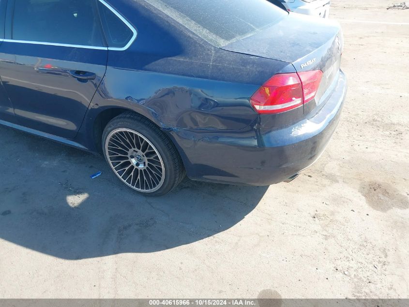 2012 Volkswagen Passat 2.5L Se VIN: 1VWBP7A30CC017998 Lot: 40615966