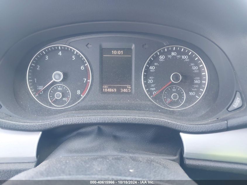 2012 Volkswagen Passat 2.5L Se VIN: 1VWBP7A30CC017998 Lot: 40615966