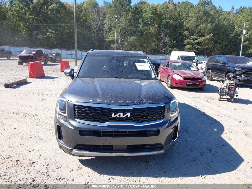 2022 Kia Telluride S VIN: 5XYP6DHC1NG262811 Lot: 40616017