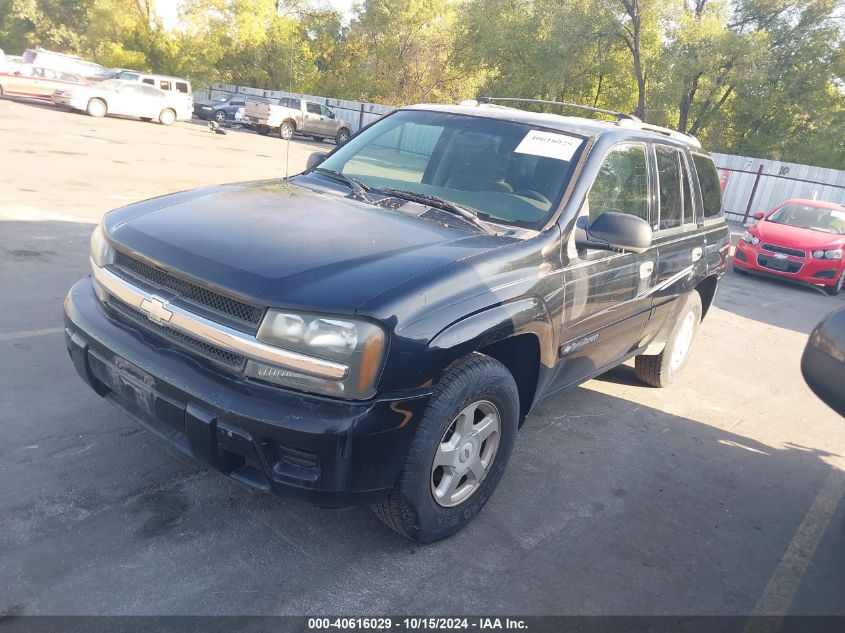 2002 Chevrolet Trailblazer Ls VIN: 1GNDS13SX22338177 Lot: 40616029