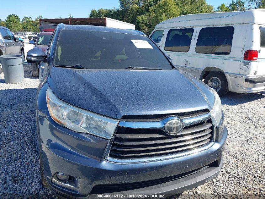 2014 Toyota Highlander Limited Platinum V6 VIN: 5TDDKRFH5ES020911 Lot: 40616172