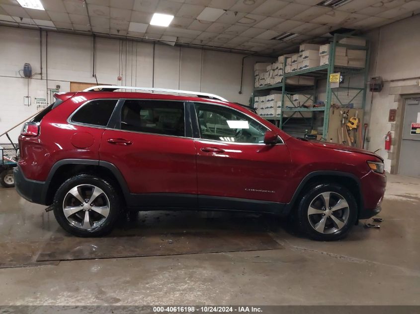 2019 Jeep Cherokee Limited 4X4 VIN: 1C4PJMDX3KD321035 Lot: 40616198