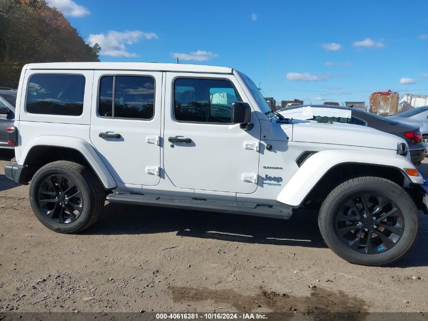 2022 Jeep Wrangler 4Xe Unlimited Sahara 4X4 VIN: 1C4JJXP6XNW249723 Lot: 40616381