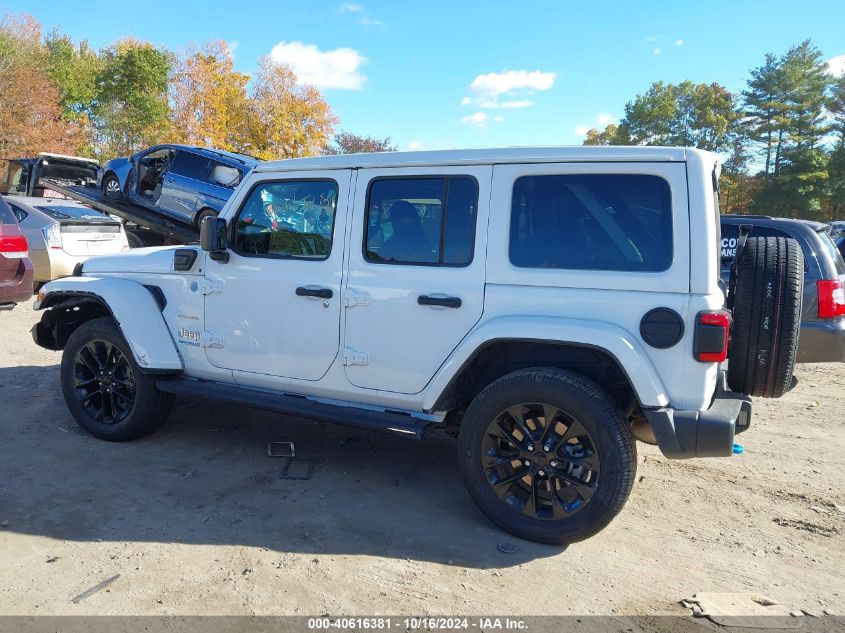 2022 Jeep Wrangler 4Xe Unlimited Sahara 4X4 VIN: 1C4JJXP6XNW249723 Lot: 40616381