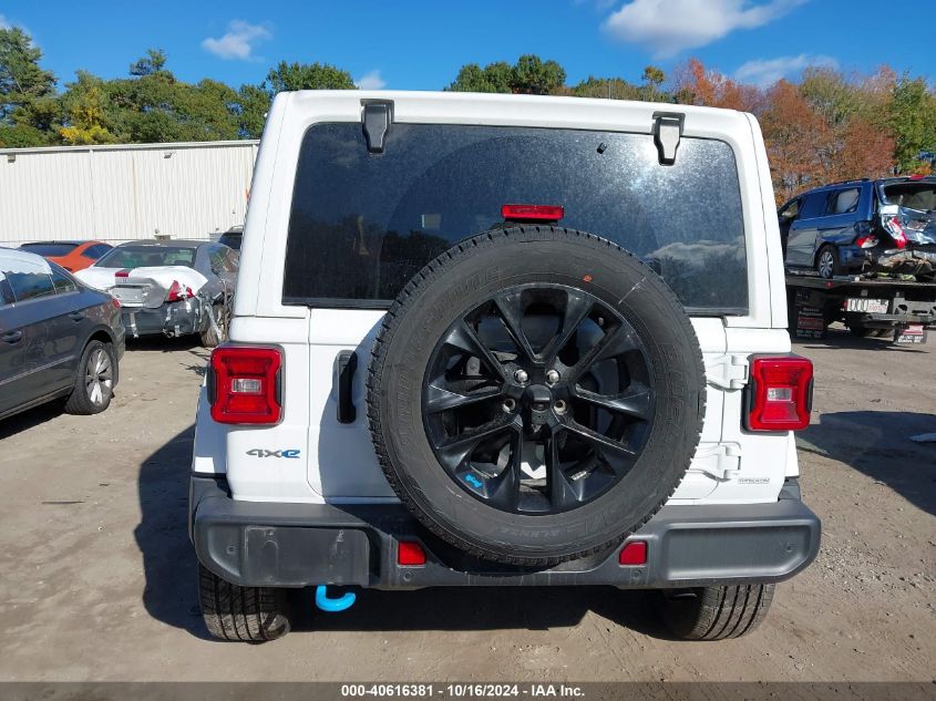 2022 Jeep Wrangler 4Xe Unlimited Sahara 4X4 VIN: 1C4JJXP6XNW249723 Lot: 40616381