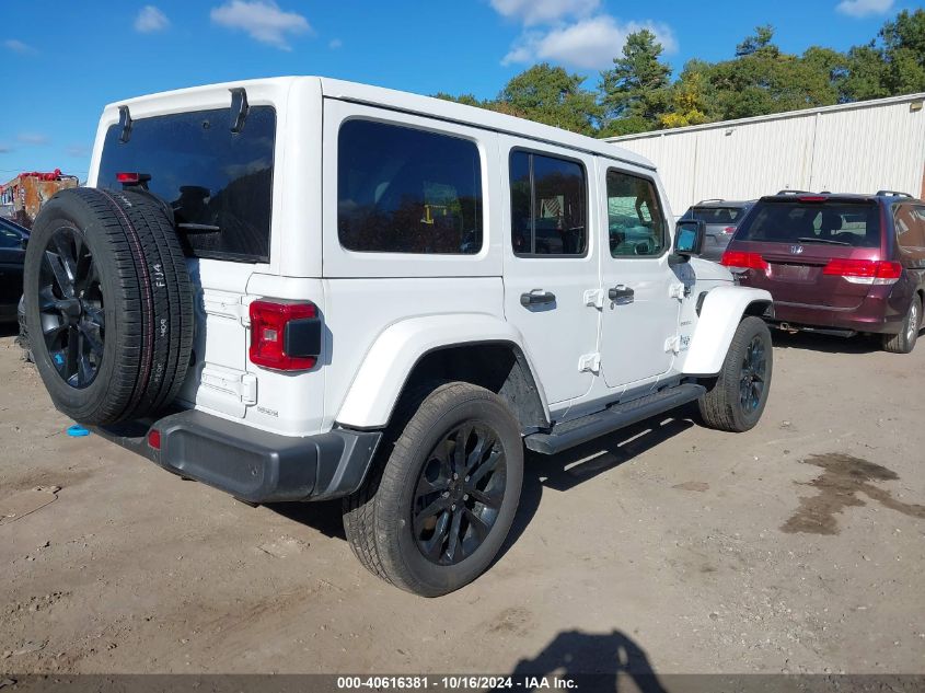 2022 Jeep Wrangler 4Xe Unlimited Sahara 4X4 VIN: 1C4JJXP6XNW249723 Lot: 40616381