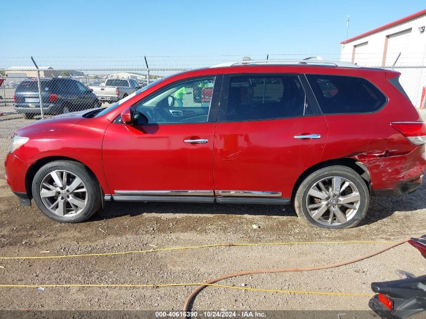 2014 Nissan Pathfinder Platinum VIN: 5N1AR2MN1EC614441 Lot: 40616390