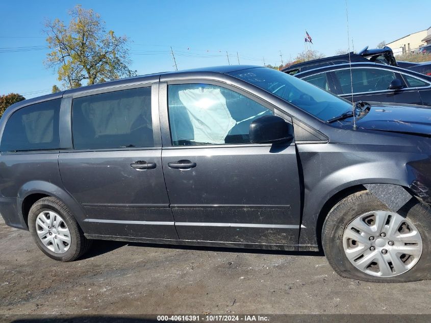 2016 Dodge Grand Caravan Se VIN: 2C4RDGBG7GR401950 Lot: 40616391