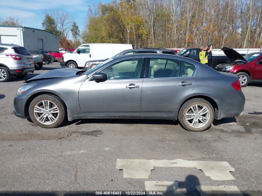 2012 Infiniti G37X VIN: JN1CV6AR9CM672590 Lot: 40616403