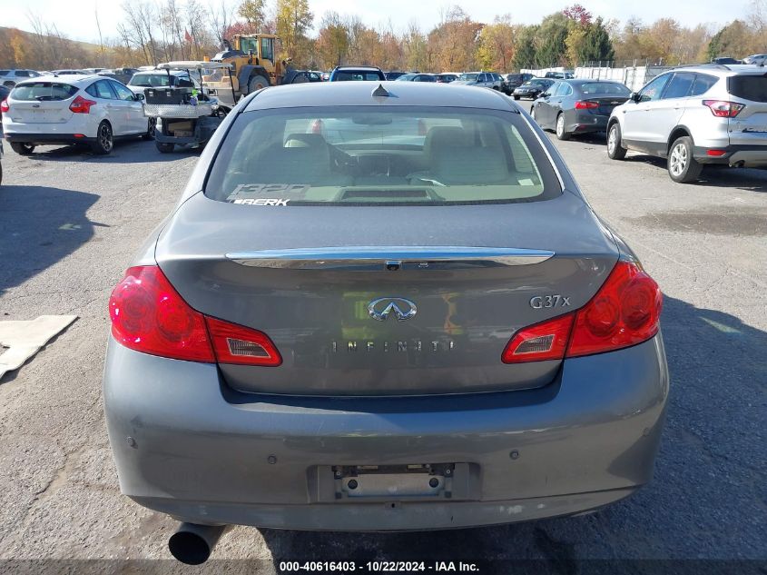 2012 Infiniti G37X VIN: JN1CV6AR9CM672590 Lot: 40616403