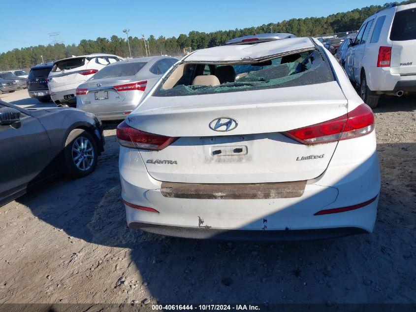 2017 HYUNDAI ELANTRA LIMITED - 5NPD84LF9HH027830