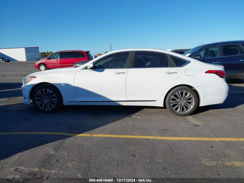 2016 Hyundai Genesis 3.8 VIN: KMHGN4JE0GU139268 Lot: 40616460