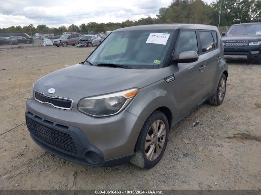 2015 Kia Soul + VIN: KNDJP3A56F7161366 Lot: 40616463