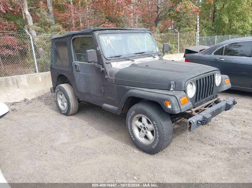 2000 Jeep Wrangler Se VIN: 1J4FA29P8YP701787 Lot: 40616467