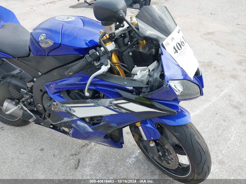 2012 Yamaha Yzfr6 C VIN: JYARJ16Y2CA006125 Lot: 40616483