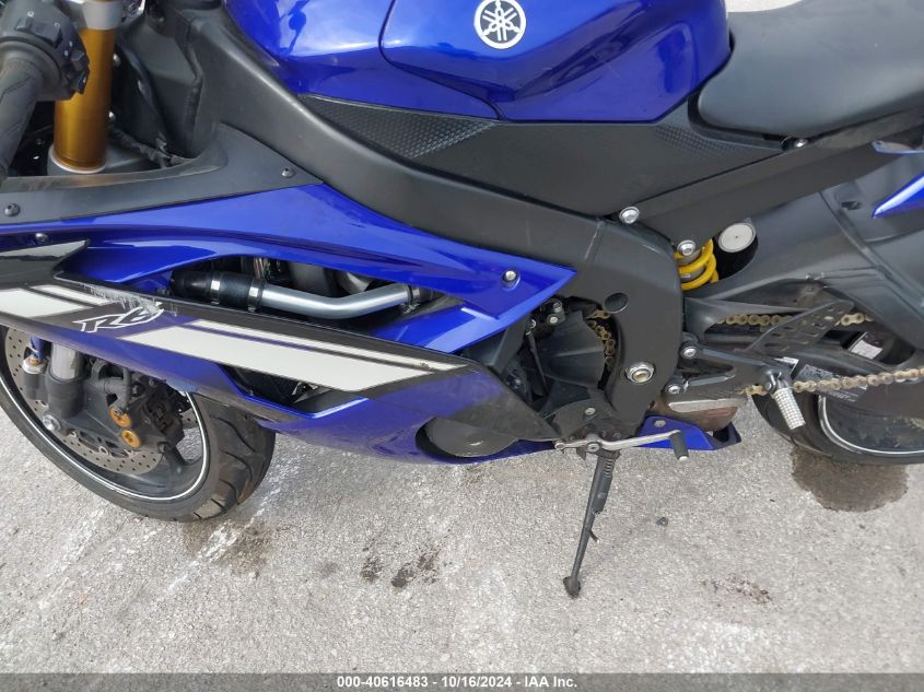 2012 Yamaha Yzfr6 C VIN: JYARJ16Y2CA006125 Lot: 40616483