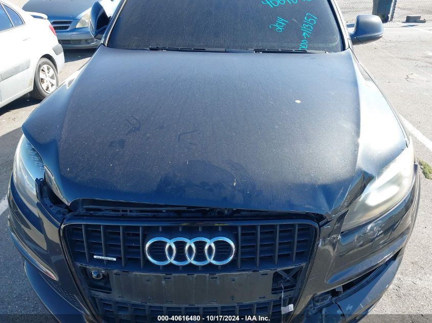 2014 Audi Q7 3.0T S Line Prestige VIN: WA1DGAFE8ED011182 Lot: 40616480