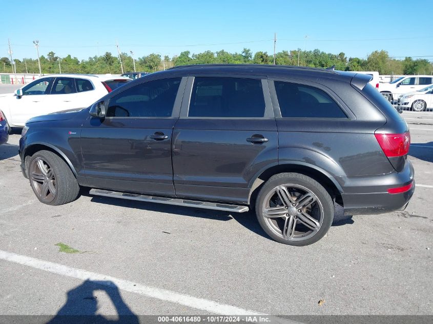 2014 Audi Q7 3.0T S Line Prestige VIN: WA1DGAFE8ED011182 Lot: 40616480