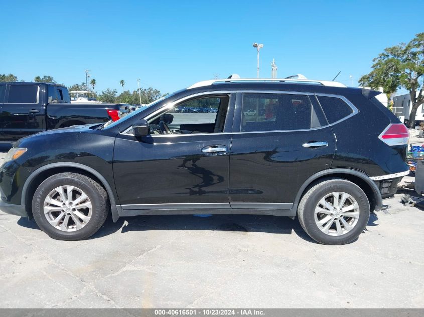 2015 Nissan Rogue Sv VIN: KNMAT2MT1FP535821 Lot: 40616501