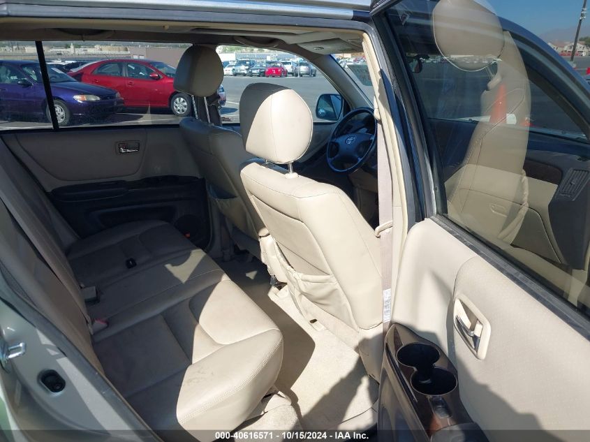 2001 Toyota Highlander V6 VIN: JTEGF21A110005981 Lot: 40616571