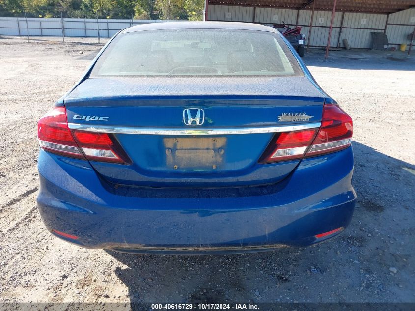 2013 Honda Civic Lx VIN: 2HGFB2F59DH563201 Lot: 40616729