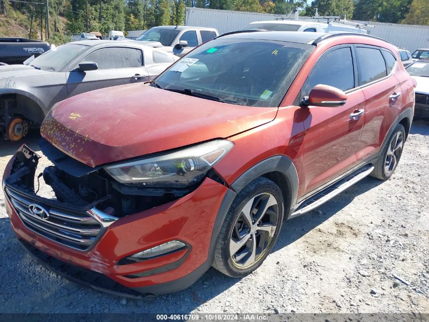 2016 Hyundai Tucson Limited VIN: KM8J33A21GU036890 Lot: 40616769