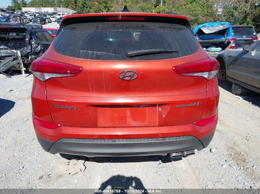 2016 Hyundai Tucson Limited VIN: KM8J33A21GU036890 Lot: 40616769