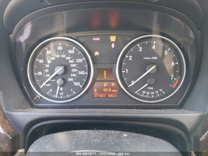 2010 BMW 328I xDrive VIN: WBAPK7C51AA461001 Lot: 40616771