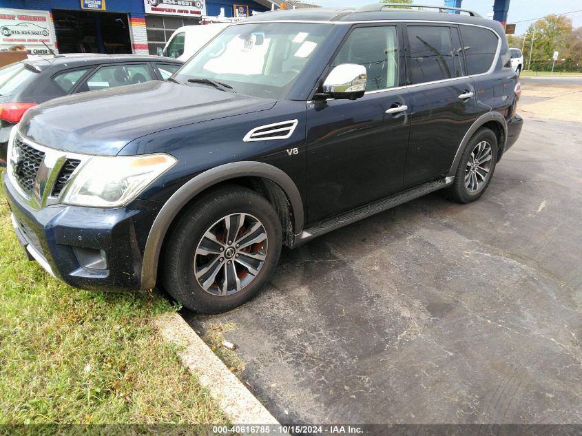 2017 Nissan Armada Sl VIN: JN8AY2ND7H9001954 Lot: 40616785