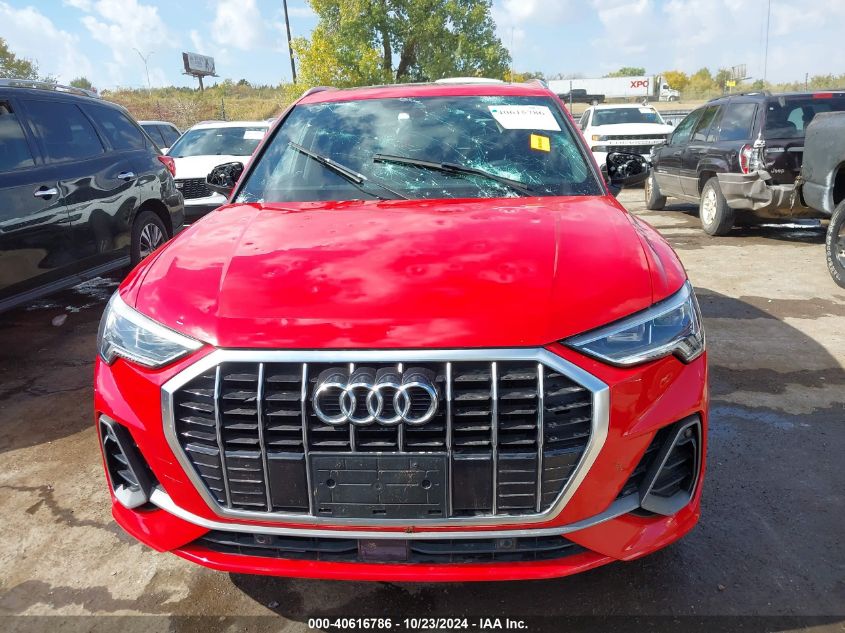 2020 Audi Q3 Premium Plus 45 Tfsi S Line Quattro Tiptronic VIN: WA1EECF38L1088492 Lot: 40616786