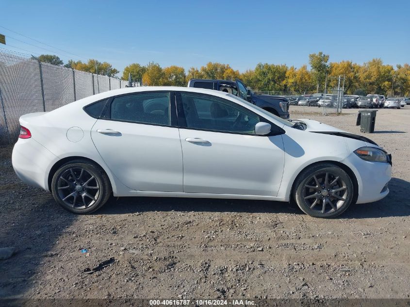 2016 Dodge Dart Se VIN: 1C3CDFAA2GD767433 Lot: 40616787