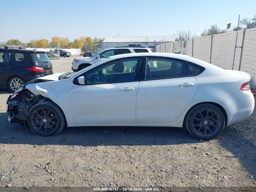 2016 Dodge Dart Se VIN: 1C3CDFAA2GD767433 Lot: 40616787