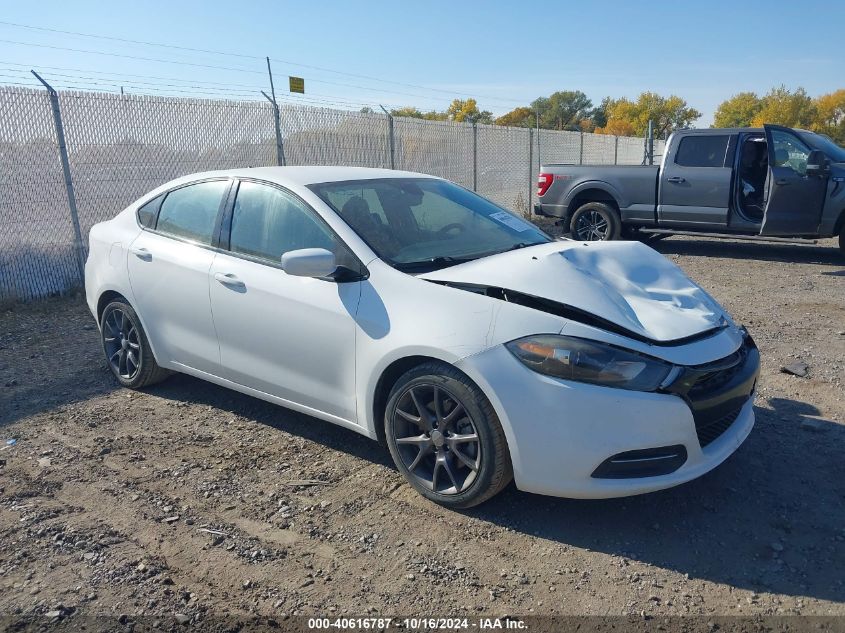 VIN 1C3CDFAA2GD767433 2016 DODGE DART no.1