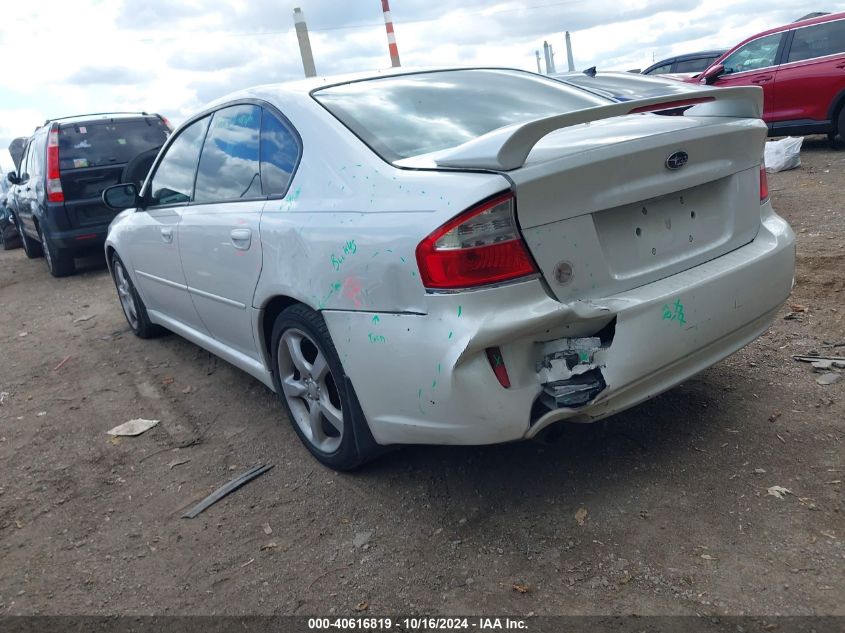 2008 Subaru Legacy 2.5I Limited VIN: 4S3BL626787220114 Lot: 40616819