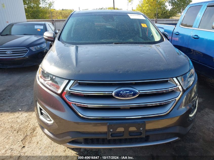 2018 Ford Edge Sel VIN: 2FMPK3J90JBB96086 Lot: 40616847